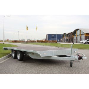 Eduard plateauwagen zonder borden 506x200cm 2700kg tandemas 56cm laadvloerhoogte