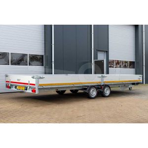 Eduard plateauwagen 606x220cm 3500kg tandemas 63cm laadvloerhoogte