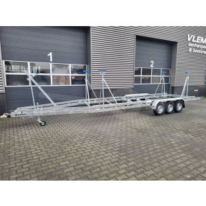 Vlemmix zeilboottrailer Y, 1000x255cm (lxb), bruto 3500kg (netto 2800kg), tandemas geremd.